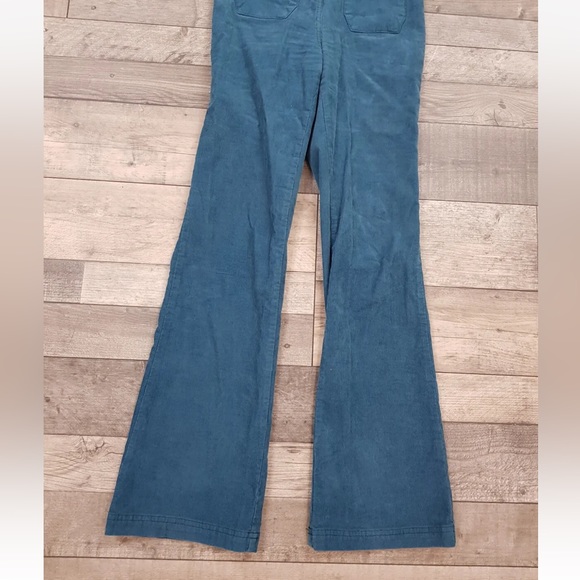 Urban Outfitters Rue Corduroy Jumpsuit XS UK 6 Blue Zip Up Boilersuit BNWT - Picture 5 of 13